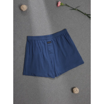 Men's Solid Blue Cotton Boxers Underwear Men's Solid Blue Cotton Boxers Underwear