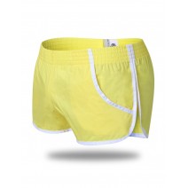 Home Loose Front Liner Pouch Underwear Split Hem 100%Cotton Arrow Pants Soft Boxers Home Loose Front Liner Pouch Underwear Split Hem 100%Cotton Arrow Pants Soft Boxers