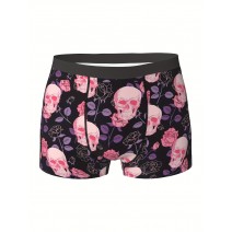 Men's Halloween Skull Horror Pattern Fashion Novelty Boxer Briefs Shorts - Sexy, Breathable, Comfy, Stretchy Underwear Men's Halloween Skull Horror Pattern Fashion Novelty Boxer Briefs Shorts - Sexy, Breathable, Comfy, Stretchy Underwear