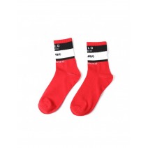 Women Autumn Warm Cotton Socks Elastic Stripes Dance Middle Tube Socks Women Autumn Warm Cotton Socks Elastic Stripes Dance Middle Tube Socks
