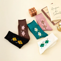 5 Pairs Argyle Pattern Socks, Retro & Warm Mid Tube Socks, Women's Stockings & Hosiery 5 Pairs Argyle Pattern Socks, Retro & Warm Mid Tube Socks, Women's Stockings & Hosiery