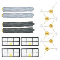 Pack of 14 Replacement Accessories Kit for iRobot Roomba 800 & 900 Series 805 860 861 864 866 870 880 890 891 894 960 961 964 966 980 Vacuum Cleaner-- Tangle-Free Debris Extractor Brush + Side Brush + HEPA Filter Pack of 14 Replacement Accessories Kit for iRobot Roomba 800 & 900 Series 805 860 861 864 866 870 880 890 891 894 960 961 964 966 980 Vacuum Cleaner-- Tangle-Free Debris Extractor Brush + Side Brush + HEPA Filter