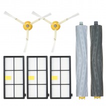 Pack of 7 Replacement Accessories Kit for iRobot Roomba 800 & 900 Series 805 860 861 864 866 870 880 890 891 894 960 961 964 966 980 Vacuum Cleaner--Tangle-Free Debris Extractor Brush + Side Brush + HEPA Filter Pack of 7 Replacement Accessories Kit for iRobot Roomba 800 & 900 Series 805 860 861 864 866 870 880 890 891 894 960 961 964 966 980 Vacuum Cleaner--Tangle-Free Debris Extractor Brush + Side Brush + HEPA Filter