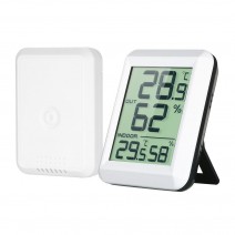 Wireless Mini LCD Digital Thermometer Hygrometer Indoor Outdoor °C/°F Temperature Humidity Monitor Gauge Thermo-Hygrometer with Back Stand for Warehouse Bedroom Wireless Mini LCD Digital Thermometer Hygrometer Indoor Outdoor °C/°F Temperature Humidity Monitor Gauge Thermo-Hygrometer with Back Stand for Warehouse Bedroom