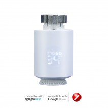 ZigBee Thermostatic Radiator Valve Programmable Smart Radiator Thermostat APP Control Voice Control Compatible with Alexa Google Assistant Window Opened Detection Anti Freezing Function ZigBee Thermostatic Radiator Valve Programmable Smart Radiator Thermostat APP Control Voice Control Compatible with Alexa Google Assistant Window Opened Detection Anti Freezing Function