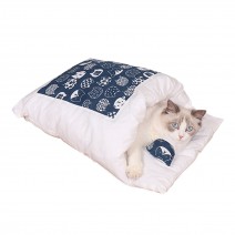 Pet Cat Dog Sleeping Bed Winter Washable Removable Anti-Slip & Super Warm Pet Cave with Zipper Ultra Soft & Comfort Cat Bag with a Pillow Pet Cat Dog Sleeping Bed Winter Washable Removable Anti-Slip & Super Warm Pet Cave with Zipper Ultra Soft & Comfort Cat Bag with a Pillow