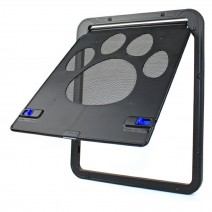 Pet Screen Door Cat Door Sliding Screen Pet Door with Magnetic Flap Lock Automatically for Small Cats Dogs Pet Screen Door Cat Door Sliding Screen Pet Door with Magnetic Flap Lock Automatically for Small Cats Dogs