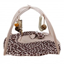 Cat Play Mat with Hang Pendant Pet Bed Cat Tent with Activity Center Anti-Slip Bottom Cat Play Mat with Hang Pendant Pet Bed Cat Tent with Activity Center Anti-Slip Bottom