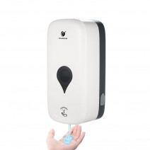 CHUANGDIAN Auto Infrared Soap Dispenser Wall Mounted Liquid Type Touchless 1000ml Automatic Soap Dispensers Hands Cleaning Machine for Home Bathroom Kitchen Hotels Restaurants (White) CHUANGDIAN Auto Infrared Soap Dispenser Wall Mounted Liquid Type Touchless 1000ml Automatic Soap Dispensers Hands Cleaning Machine for Home Bathroom Kitchen Hotels Restaurants (White)