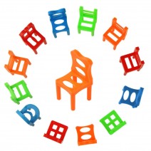 18Pcs Balancing Chairs Set Assorted Stacking Chairs Game Kids' Party Favor Stacking Toys 18Pcs Balancing Chairs Set Assorted Stacking Chairs Game Kids' Party Favor Stacking Toys