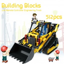 Engineering Truck Building Blocks Educational Toy Bricks 2.4G Remote Control Construction Tractor Toys for Kids Christmas Gift 512pcs Engineering Truck Building Blocks Educational Toy Bricks 2.4G Remote Control Construction Tractor Toys for Kids Christmas Gift 512pcs
