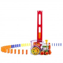 Electric Domino Train Toy Set with 60Pcs Colorful Dominoes Game Building Blocks Educational Boys Girls Children's Toys Gifts Electric Domino Train Toy Set with 60Pcs Colorful Dominoes Game Building Blocks Educational Boys Girls Children's Toys Gifts