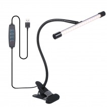 D C 5 V 7 W 36 LEDs Clamp Clip Desk Light Table Lamp USB Powered Operated 3 Colors Temperature Changing 10 Levels Adjustable Brightness Dimmable Flexible Bendable Foldable Tube Goose Neck Design for Living Room Study Room Library Office Student D C 5 V 7 W 36 LEDs Clamp Clip Desk Light Table Lamp USB Powered Operated 3 Colors Temperature Changing 10 Levels Adjustable Brightness Dimmable Flexible Bendable Foldable Tube Goose Neck Design for Living Room Study Room Library Office Student