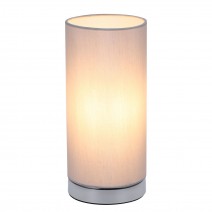 Touching Control Table Light Bedside 3 Way Dimmable Desk Lamp Modern Nightstand Night Lamp with Round Fabric Lampshade for Bedroom Living Room Office (Bulb Included) Touching Control Table Light Bedside 3 Way Dimmable Desk Lamp Modern Nightstand Night Lamp with Round Fabric Lampshade for Bedroom Living Room Office (Bulb Included)