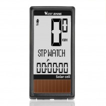 Solar Cell 5 Languages Wireless Bike Computer Auto ON/OFF Cycling Speedometer Odometer Waterproof Backlight Bicycles Stopwatch Solar Cell 5 Languages Wireless Bike Computer Auto ON/OFF Cycling Speedometer Odometer Waterproof Backlight Bicycles Stopwatch