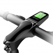 Wireless Bike Stem Computer Multi Functional LCD Screen Cycling Computer Mountain Bike Handlebar Speedometer IP65 Waterproof Odometer Cycling Measurable Temperature Stopwatch Wireless Bike Stem Computer Multi Functional LCD Screen Cycling Computer Mountain Bike Handlebar Speedometer IP65 Waterproof Odometer Cycling Measurable Temperature Stopwatch