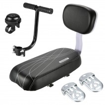 Kid Bike Back Cushioned Seat Kit with Bell Foot Rest Handle Grip Children Safety Carrier Set Kid Bike Back Cushioned Seat Kit with Bell Foot Rest Handle Grip Children Safety Carrier Set