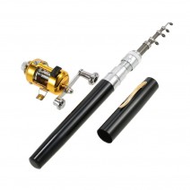Fishing Rod Reel Combo Kit Set Mini Telescopic Portable Pocket Pen Fishing Rod Pole + Reel Aluminum Alloy Fishing Accessories Fishing Rod Reel Combo Kit Set Mini Telescopic Portable Pocket Pen Fishing Rod Pole + Reel Aluminum Alloy Fishing Accessories