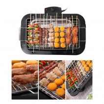 Smokeless Indoor/Outdoor Electric Grill Portable Tabletop Grill Kitchen BBQ Grills Adjustable Temperature Control,Removable Water Filled Drip Tray,2000W,Black(EU Plug) Smokeless Indoor/Outdoor Electric Grill Portable Tabletop Grill Kitchen BBQ Grills Adjustable Temperature Control,Removable Water Filled Drip Tray,2000W,Black(EU Plug)