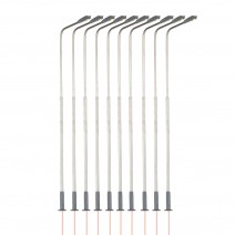 10 Pieces Metal Streets Lamp Modelmaking Single-head LED Lights Lamppost Model Railway Street Lighting 3V DC 10 Pieces Metal Streets Lamp Modelmaking Single-head LED Lights Lamppost Model Railway Street Lighting 3V DC