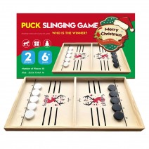Chirstmas Fast Sling Puck Game Interactive Chess Board Set Kids Teens Adults Wooden Tabletop Board Game for Indoor Outdoor Chirstmas Fast Sling Puck Game Interactive Chess Board Set Kids Teens Adults Wooden Tabletop Board Game for Indoor Outdoor