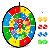 37cm/14.6in Diameter Number Dart Board with 8 Sticky Balls Indoor Sports Game Target with Number Dartboard 37cm/14.6in Diameter Number Dart Board with 8 Sticky Balls Indoor Sports Game Target with Number Dartboard