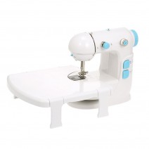 Mini Sewing Machine Adjustable Double Speed Double Thread Wide Table Cut Wire LED Light Free Arm U-shaped for Sleeves with Pedal Sewing Machine for Beginners US Plug Mini Sewing Machine Adjustable Double Speed Double Thread Wide Table Cut Wire LED Light Free Arm U-shaped for Sleeves with Pedal Sewing Machine for Beginners US Plug