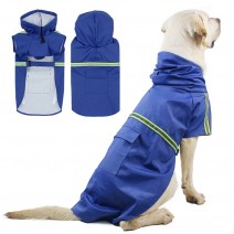 Dog Raincoat with Hood Pocket Reflective Adjustable Waterproof Slicker Rain Jacket for Small Medium Large Dog Dog Raincoat with Hood Pocket Reflective Adjustable Waterproof Slicker Rain Jacket for Small Medium Large Dog