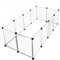 Pet Playpen Dog Exercise Pen Large Portable Dog Fence with Door 12 Panel for Dogs Cats Pets Suitable for Weight less than 20kg Pet Playpen Dog Exercise Pen Large Portable Dog Fence with Door 12 Panel for Dogs Cats Pets Suitable for Weight less than 20kg