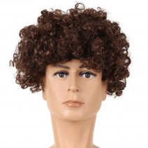 Soccer Fans Wig Explosion Curly Hairpiece Party Decoration Carnival Headwear Wigs Soccer Fans Wig Explosion Curly Hairpiece Party Decoration Carnival Headwear Wigs