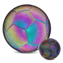 Reflective Soccer Ball Night Glowing Light Up Camera Flash Soccer Ball for Indoor Outdoor Soccer Training Reflective Soccer Ball Night Glowing Light Up Camera Flash Soccer Ball for Indoor Outdoor Soccer Training