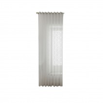 White Sheer Voile Window Curtain with Ring Top for Kitchen, Bedroom and Living Room (1 Panel,39'' W×78'' L) White Sheer Voile Window Curtain with Ring Top for Kitchen, Bedroom and Living Room (1 Panel,39'' W×78'' L)