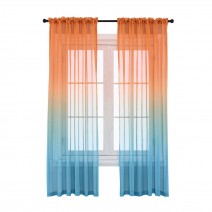 Faux Linen Ombre Sheer Curtains Voile Semi Sheer Curtains for Bedroom Living Room Set of 2 Curtain Panels(52*84in) Faux Linen Ombre Sheer Curtains Voile Semi Sheer Curtains for Bedroom Living Room Set of 2 Curtain Panels(52*84in)