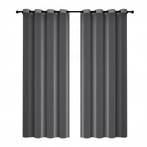 Festnight 2PCS 145*140cm Solid Color Curtains Polyester Fiber Grommet Light Filtering Casual Textured Privacy Curtains for Bedroom Living Room Festnight 2PCS 145*140cm Solid Color Curtains Polyester Fiber Grommet Light Filtering Casual Textured Privacy Curtains for Bedroom Living Room