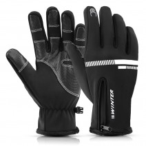 Winter Bike Gloves Men Women Touchscreen Bicycle Gloves Waterproof Sports Gloves with Warm Lining Winter Bike Gloves Men Women Touchscreen Bicycle Gloves Waterproof Sports Gloves with Warm Lining