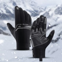 Winter Men Women Cycling Gloves Windproof Waterproof Anti-Slip Touchscreen Warm Fleece Full Finger Bicycle Skiing Gloves Winter Men Women Cycling Gloves Windproof Waterproof Anti-Slip Touchscreen Warm Fleece Full Finger Bicycle Skiing Gloves