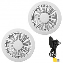 Portable Cooling Fan USB Powered Fan 4 Speeds Jacket Fan Low Noise Mini Fan Portable Cooling Fan USB Powered Fan 4 Speeds Jacket Fan Low Noise Mini Fan